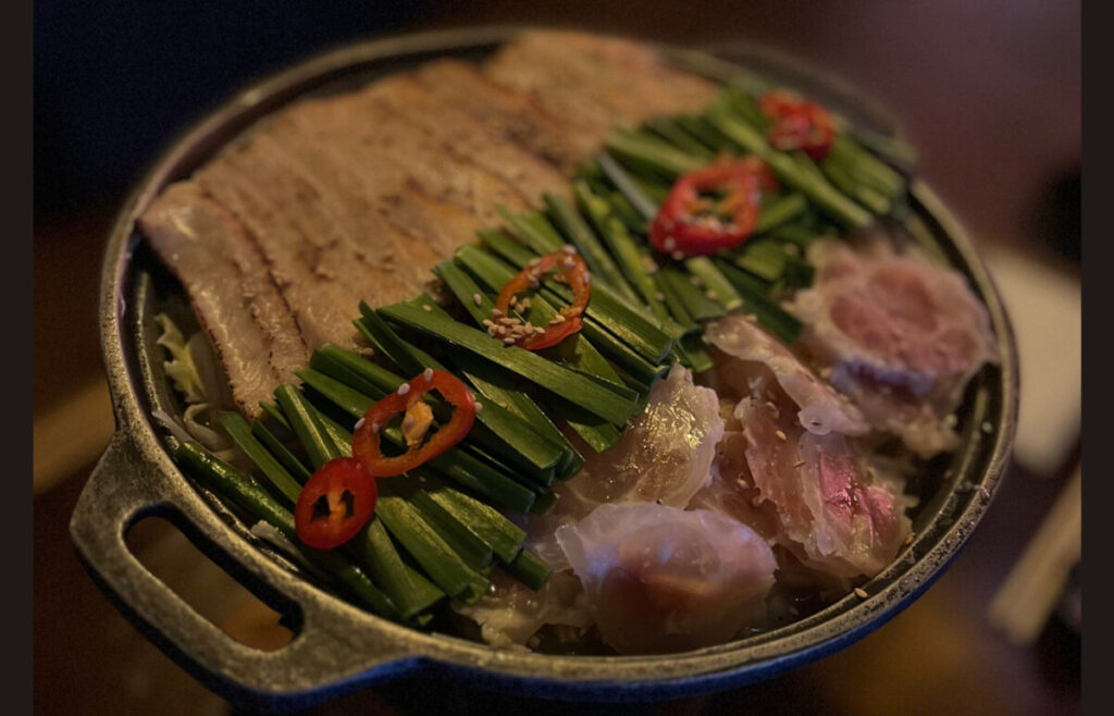 The Best NYC Izakaya: A Nostalgic Night at Izakaya Seasun in NoMad 7 Best NYC Izakaya - Pork Jowl & Beef Knee Hot Pot (Hangjeong Suyeok Seuji Jeongol)