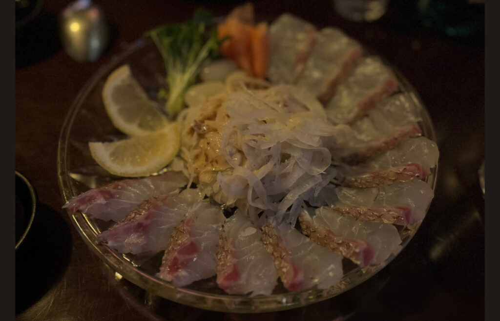The Best NYC Izakaya: A Nostalgic Night at Izakaya Seasun in NoMad 6 Retro Izakaya Manhattan - Sea Bream Sashimi